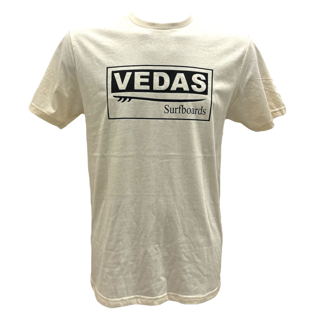 Vedas Surfboards T-shirt - Natural