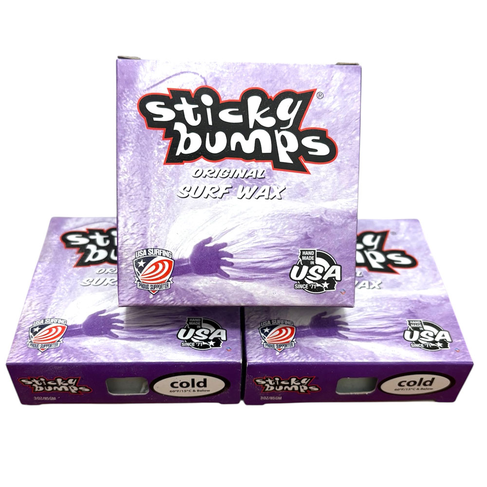 3 x Sticky Bumps Original Surfboard Wax