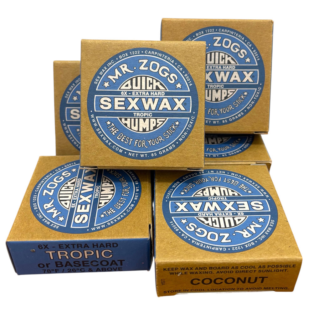 6 x Mr Zogs Sex Wax - Base Coat Or Tropic
