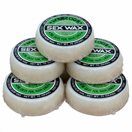 6 x Mr Zogs Sex Wax Cold Water Surfboard Wax