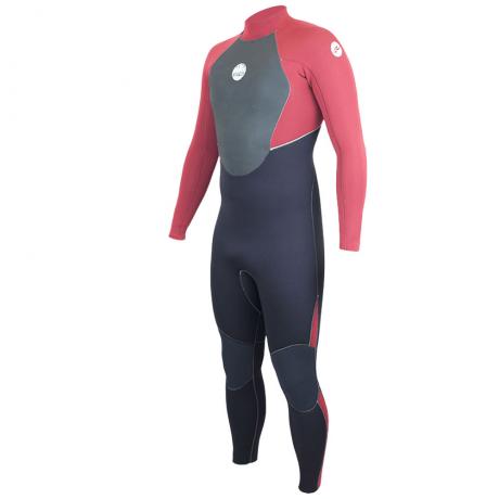Mens 5/4/3mm Stealth Wetsuit - Red