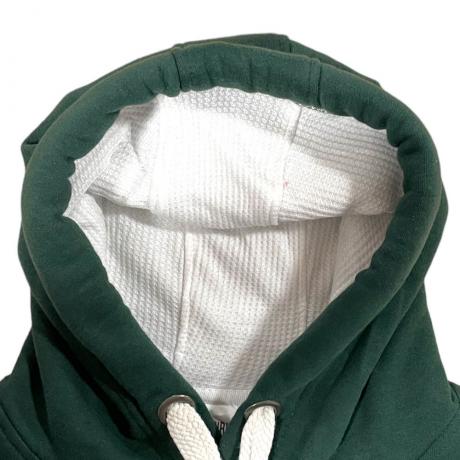 St Vedas Surf Bottle Green Hoodie - Inside Hood