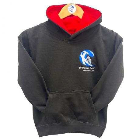 St Vedas Surf Junior Black Hoodie