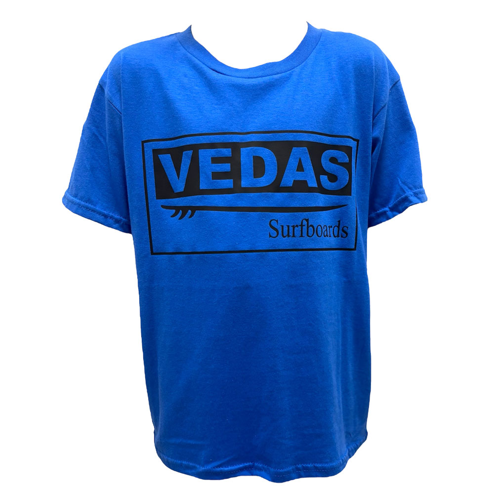 Vedas Surfboards Junior Royal Blue T-Shirt