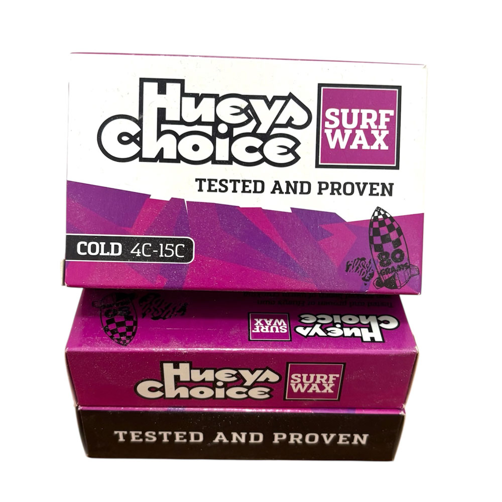 3 x Hueys Choice Cold Water Surfboard Wax