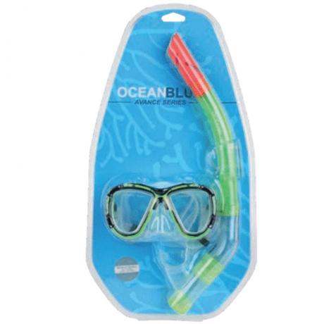 Alder Ocean Blue Base Junior Snorkel And Mask