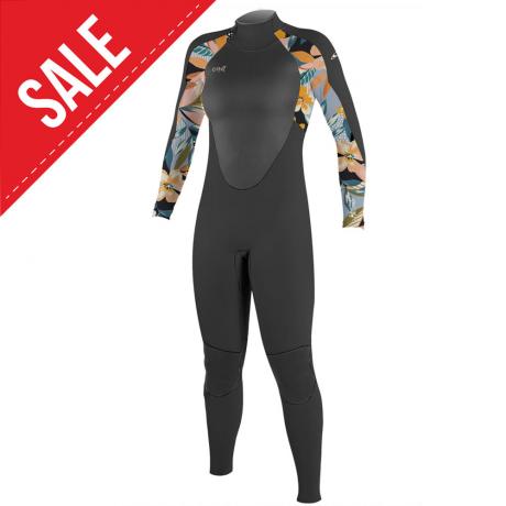 O'Neill Epic 5-4mm Ladies Wetsuit - Black/Demi Floral