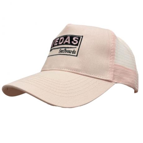 Vedas Surfboard Trucker Cap - Pale Pink