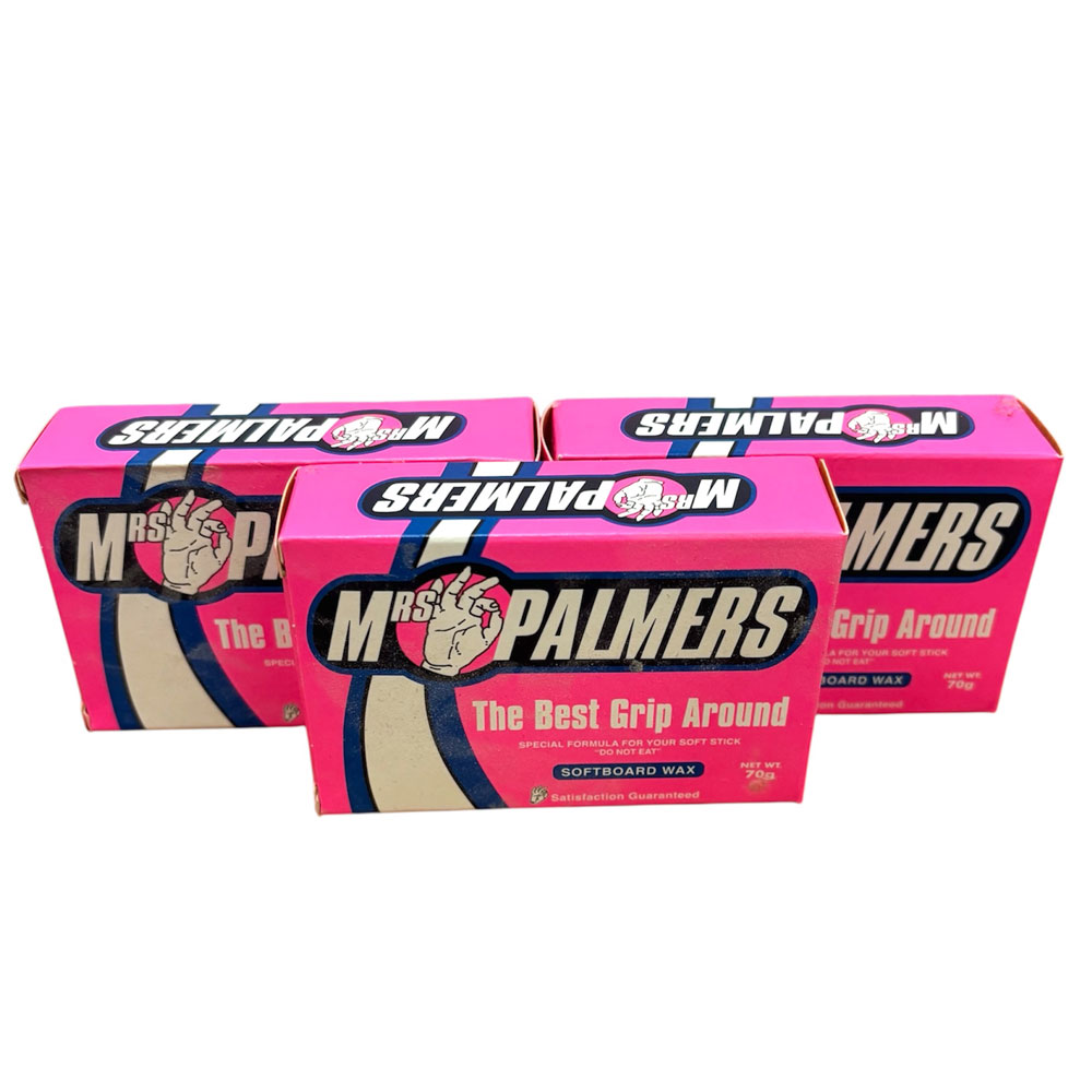 3 x Mrs Palmers Softboard And Bodyboard Wax