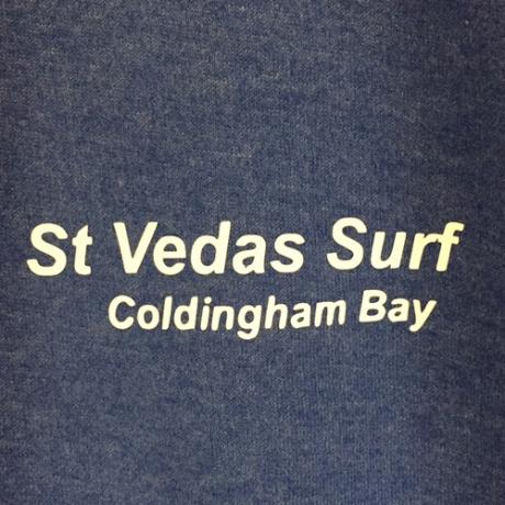 St Vedas Surf Blue Hoodie Logo