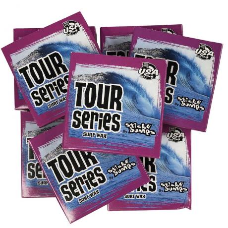 6 x Sticky Bumps Tour Series Surfboard Wax
