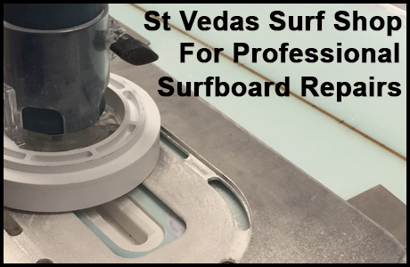 st vedas surf shop for fast professional surfboard repairs